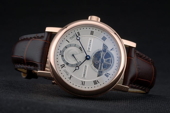 Breguet Classique Complications Rose Gold Case Dark Brown Leather