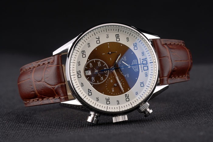 Tag Heuer Mikrograph Limited Edition Brown Leather Strap 7916